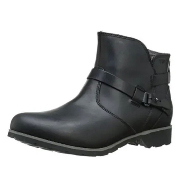 Teva Shoes - Teva De La Vina Ankle Boot Waterproof Black Leather Size 8